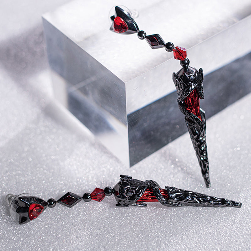 Love and Deep Space Beyond Cloudfall Set Scarlet Passion Earrings Cosplay Accessory Prop