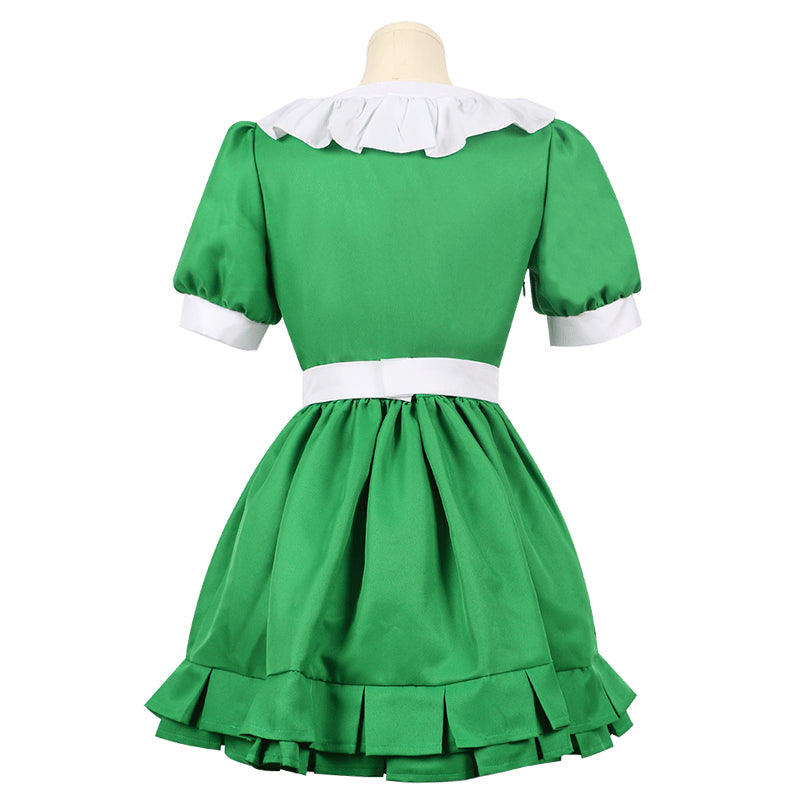 Mahou Shoujo Ni Akogarete Gushing Over Magical Girls Looking Up To Magical Girls Araga Kiwi Leopard Maid Dress Cosplay Costume