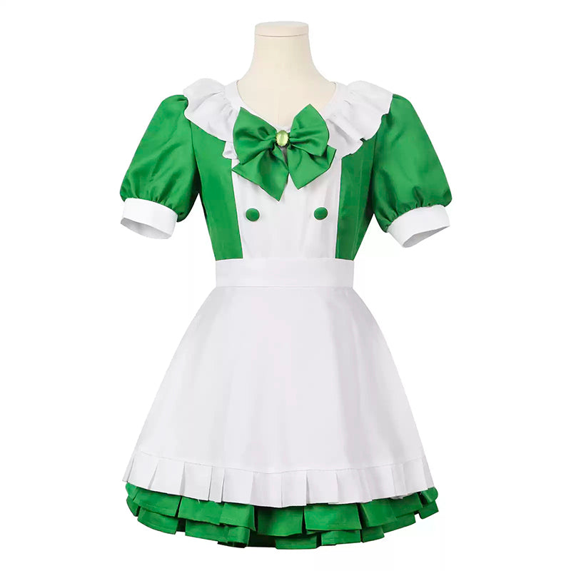 Mahou Shoujo Ni Akogarete Gushing Over Magical Girls Looking Up To Magical Girls Araga Kiwi Leopard Maid Dress Cosplay Costume