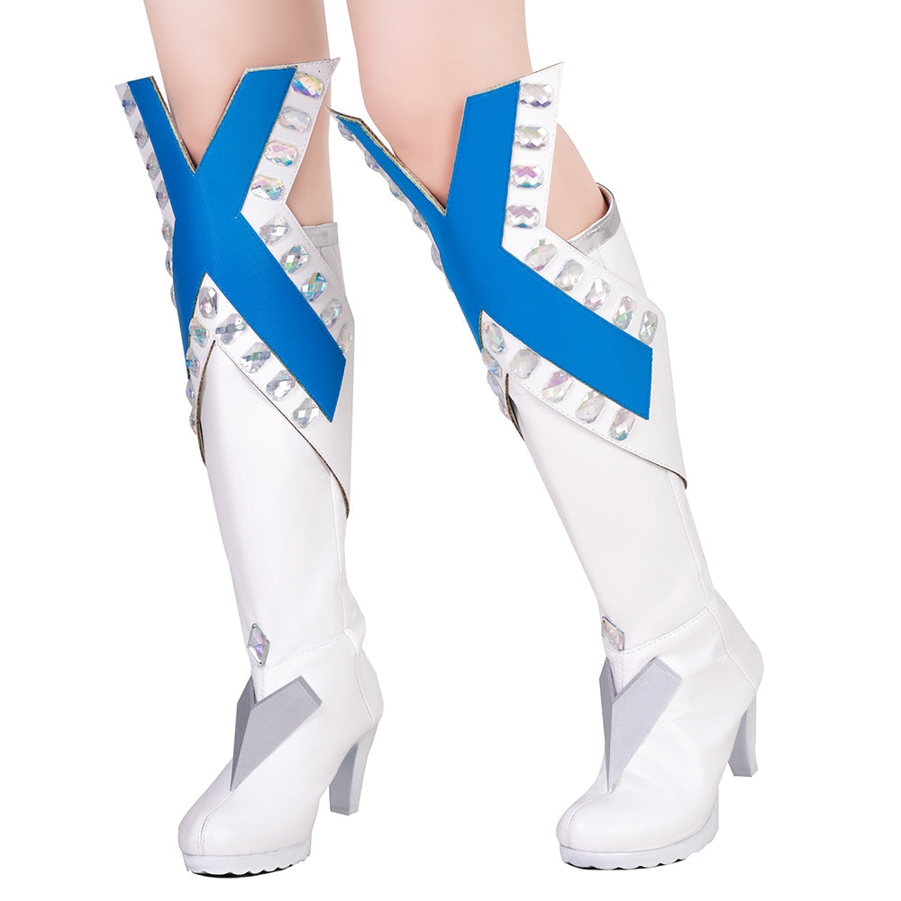 Marvel Rivals Emma Frost B Edition Shoes Cosplay Boots