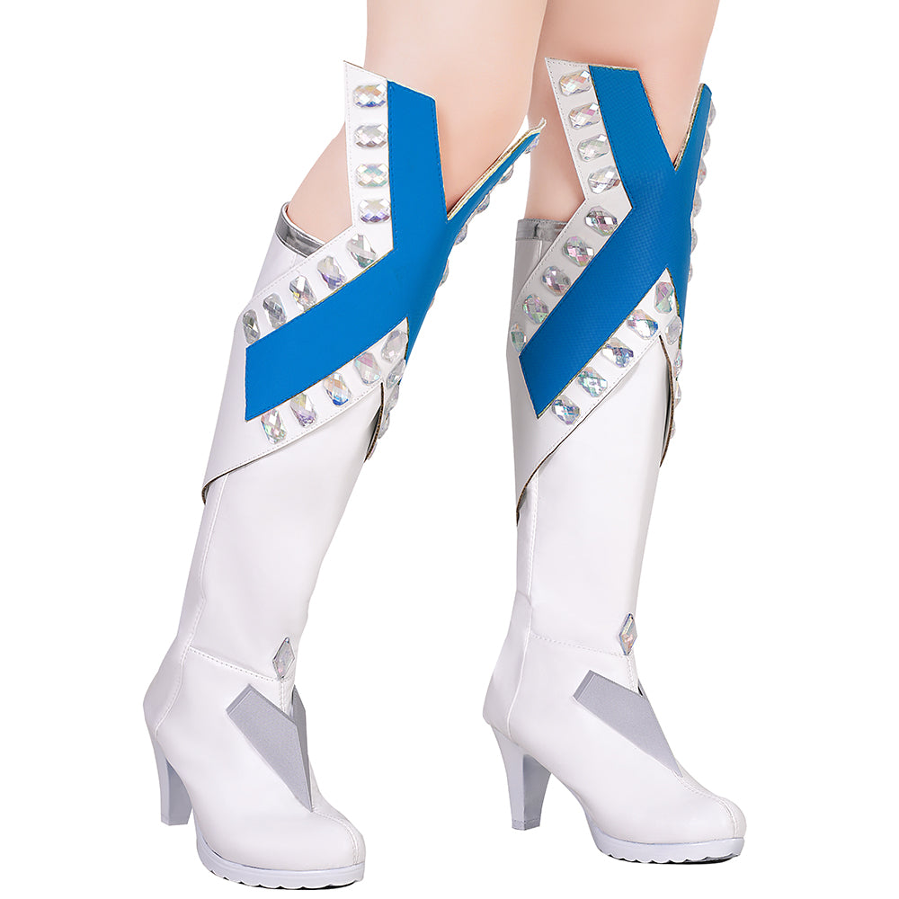 Marvel Rivals Emma Frost B Edition Shoes Cosplay Boots