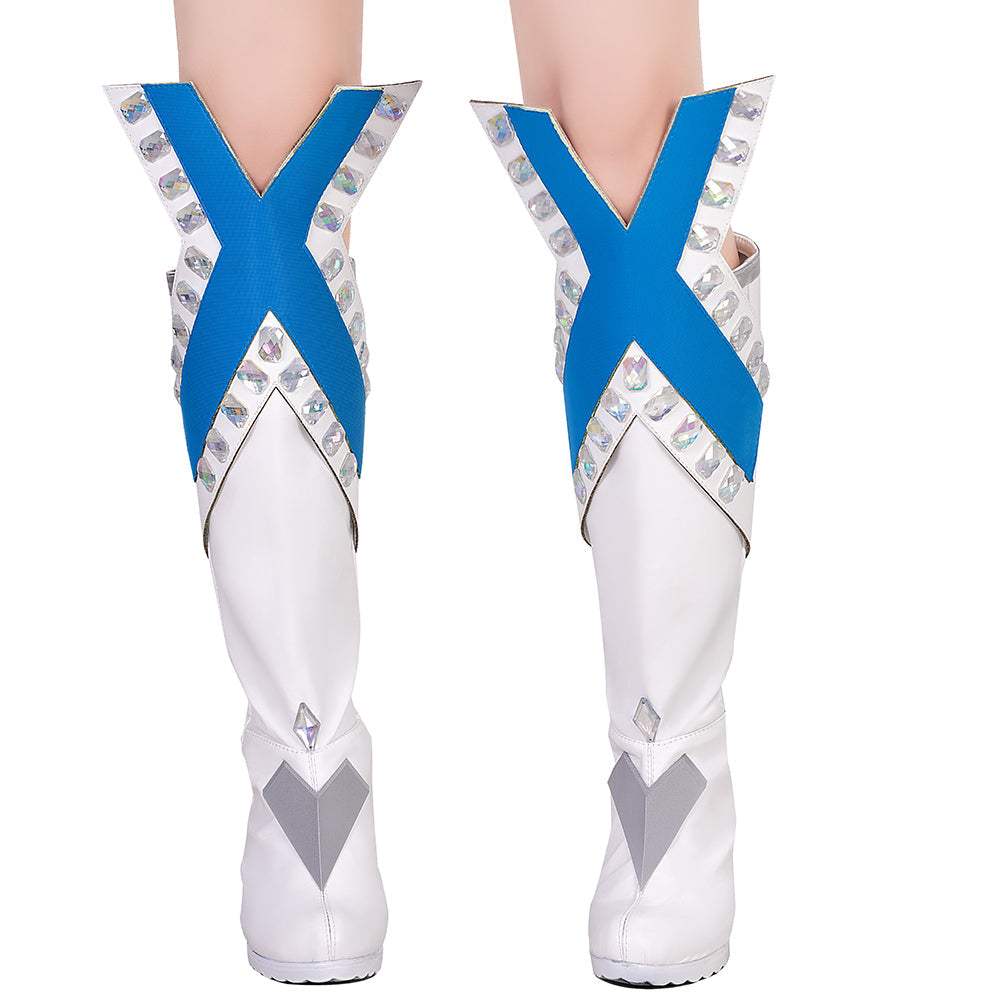 Marvel Rivals Emma Frost B Edition Shoes Cosplay Boots