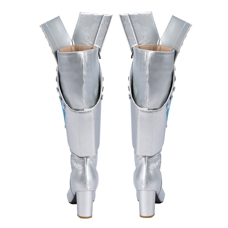 Marvel Rivals Emma Frost Shoes Cosplay Boots