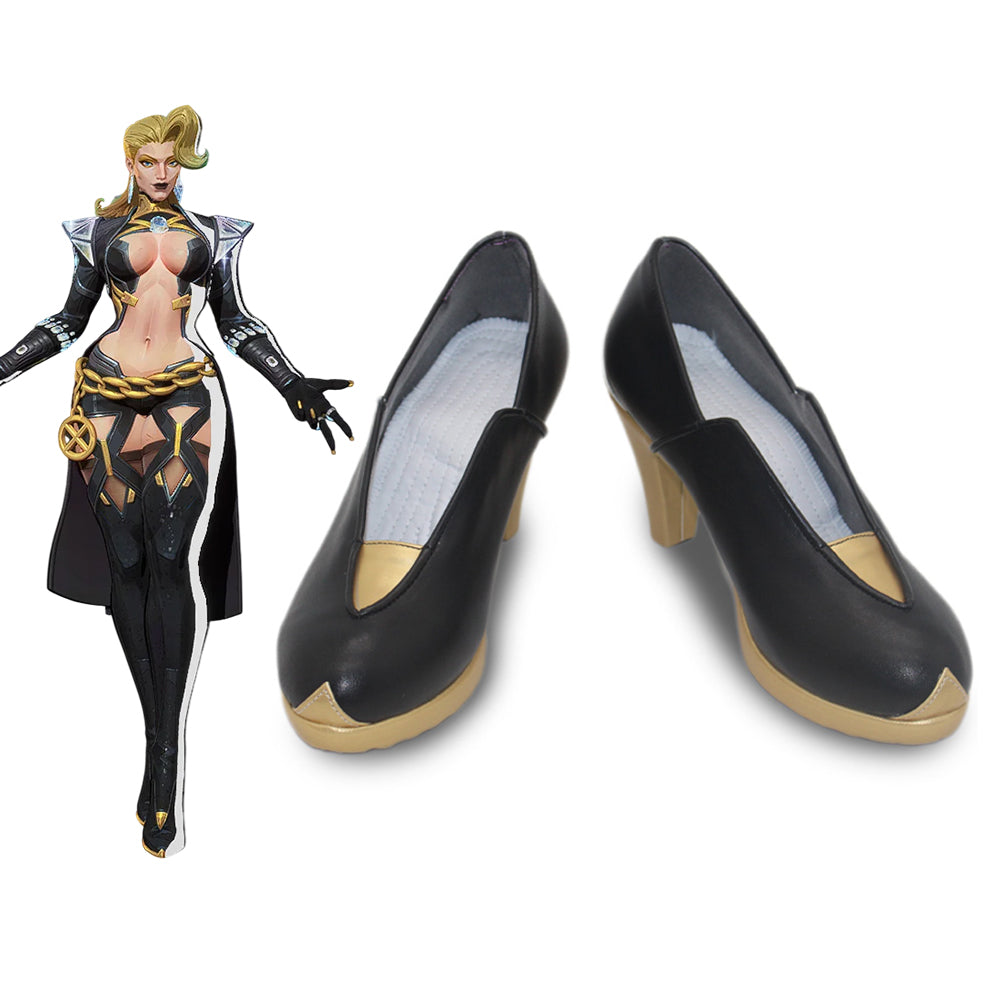 Marvel Rivals Emma Frost X Revolution Cosplay Shoes