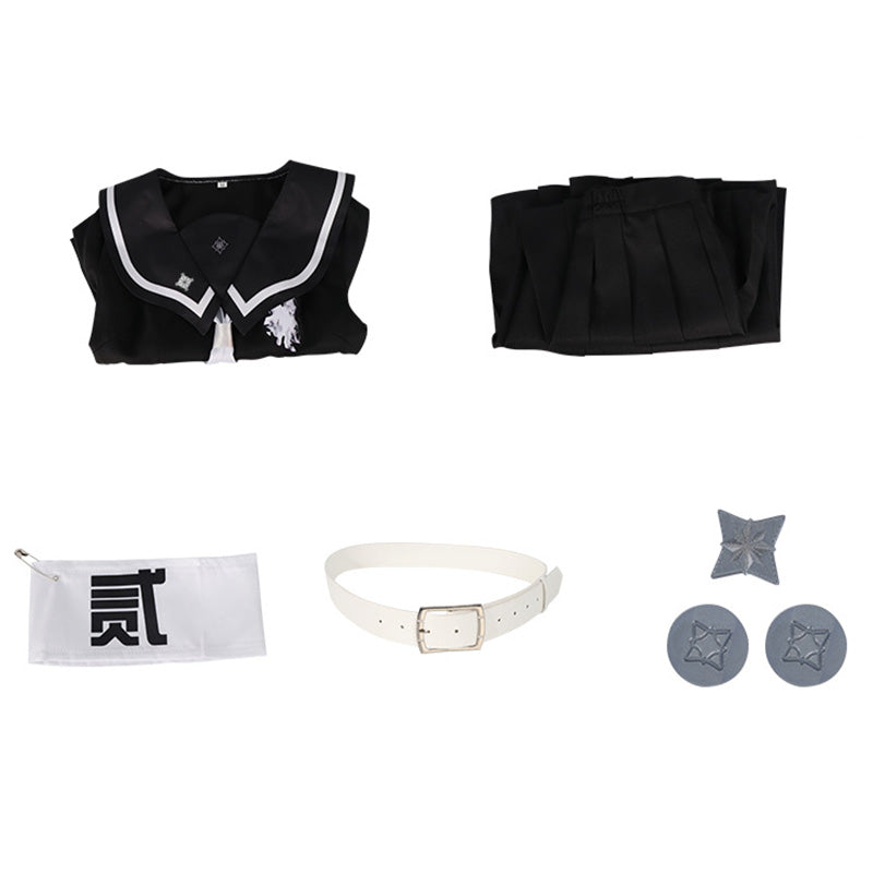 N The Hundred Line -Last Defense Academy- Hiruko Shizuhara Battle Uniform Cosplay Costume