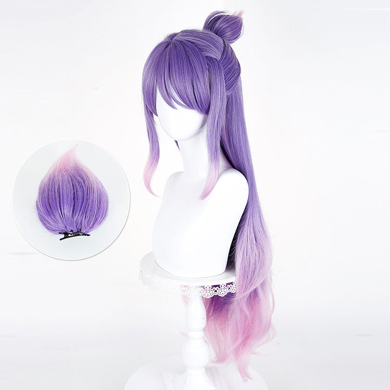 Overwatch 2 Kiriko Hydrangea Legendary Skin Wedding Kiriko Skin Purple Pink Cosplay Wig