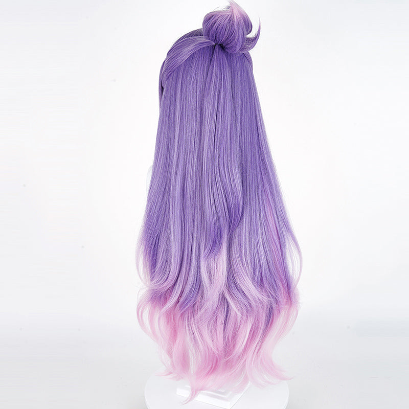 Overwatch 2 Kiriko Hydrangea Legendary Skin Wedding Kiriko Skin Purple Pink Cosplay Wig