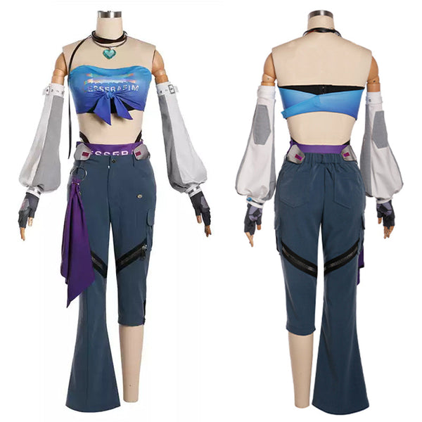 Overwatch 2 x LE SSERAFIM DVA Fearless D.VA Cosplay Costume