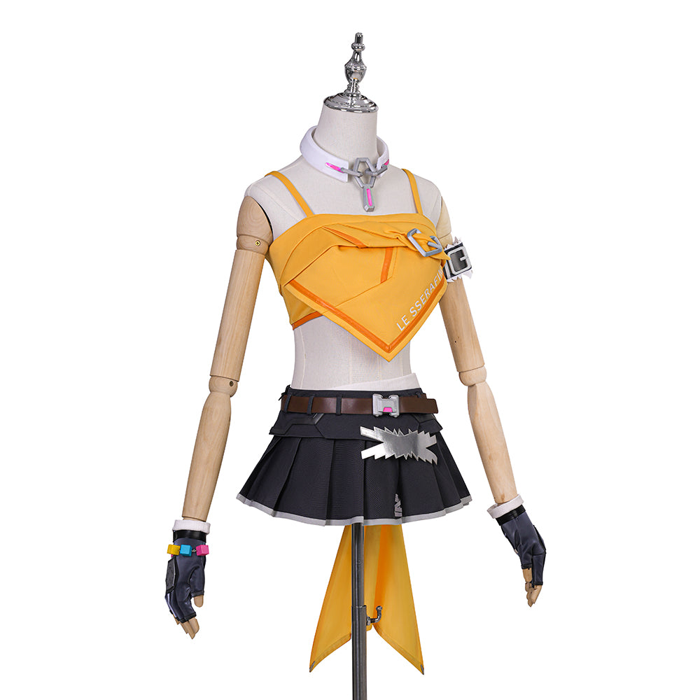 Overwatch 2 x LE SSERAFIM Mercy Cosplay Costume