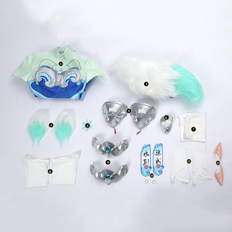 Overwatch 2 Bai Ze Kiriko Cosplay Costume