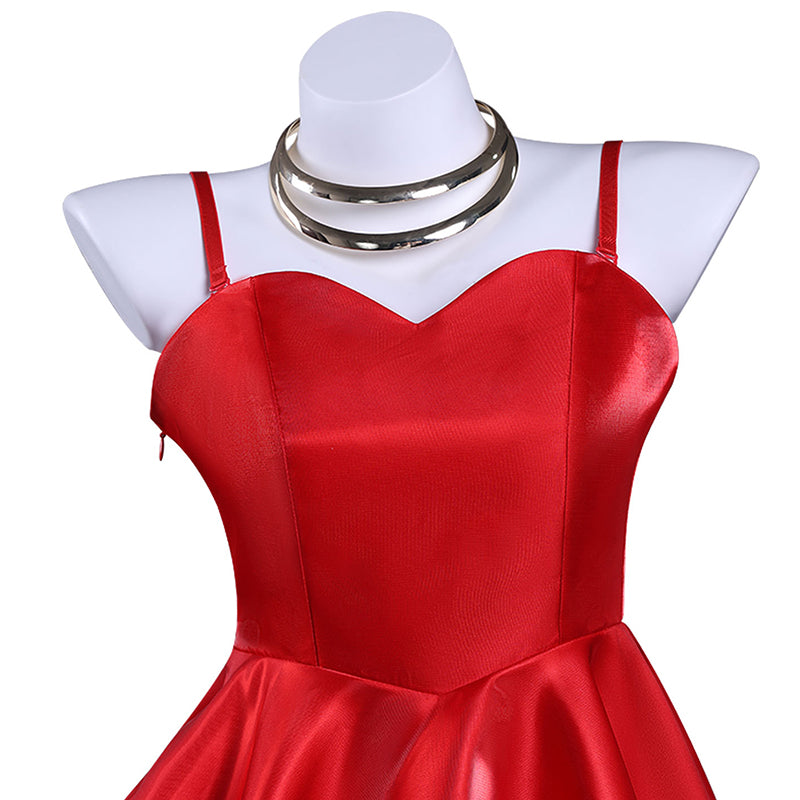 Panty And Stocking With Garterbelt Panty Red Dress Cosplay Costume