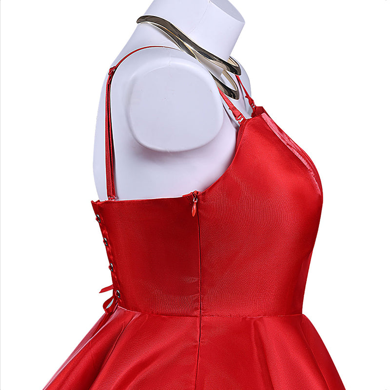Panty And Stocking With Garterbelt Panty Red Dress Cosplay Costume