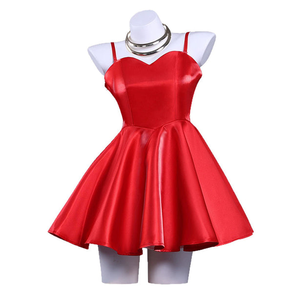 Panty And Stocking With Garterbelt Panty Red Dress Cosplay Costume