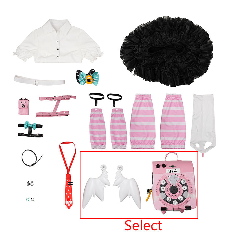 R Zenless Zone Zero Virtual Idol Angels of Delusion Chinatsu Remiel Cosplay Costume