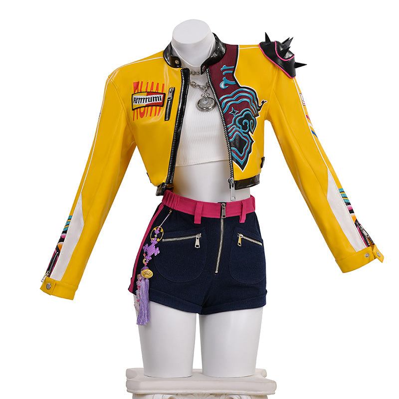 R KPop Demon Hunters HUNTR/X Rumi Cosplay Costume
