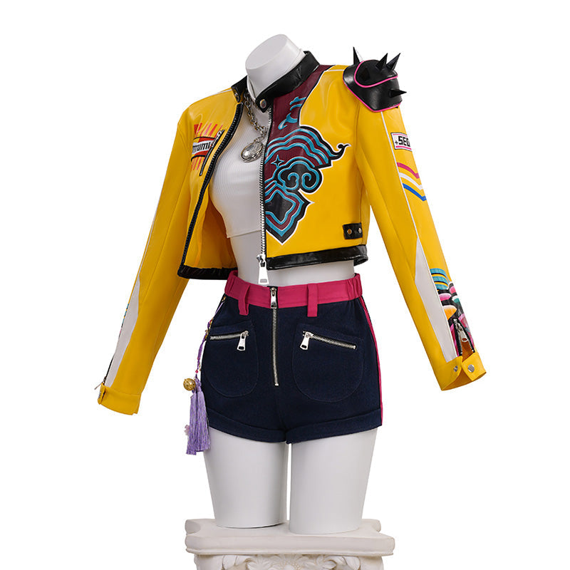 R KPop Demon Hunters HUNTR/X Rumi Cosplay Costume
