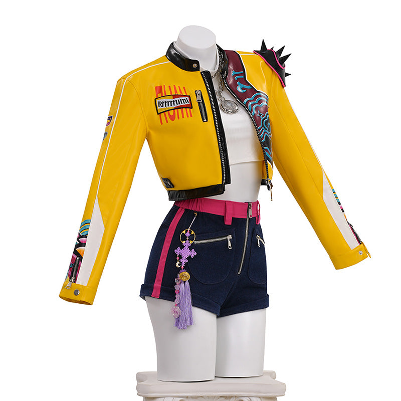 R KPop Demon Hunters HUNTR/X Rumi Cosplay Costume