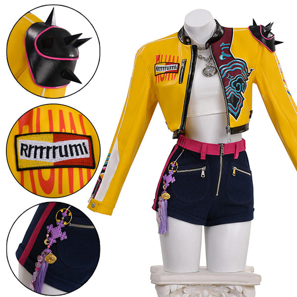 R KPop Demon Hunters HUNTR/X Rumi Cosplay Costume