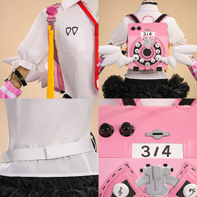 R Zenless Zone Zero Virtual Idol Angels of Delusion Chinatsu Remiel Cosplay Costume