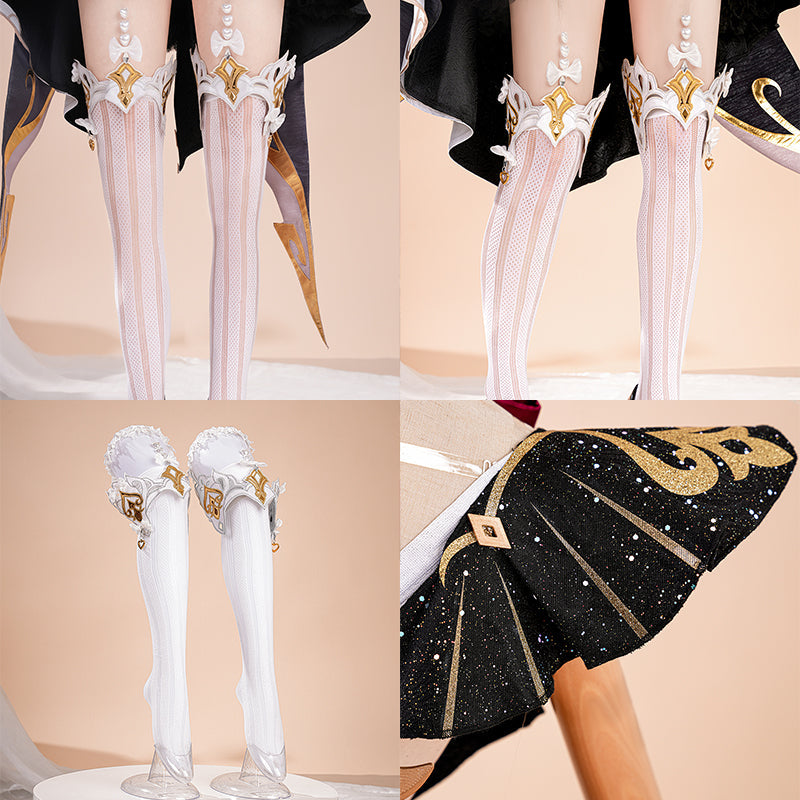 SR Genshin Impact Escoffier Cosplay Costume - Select Tail Color
