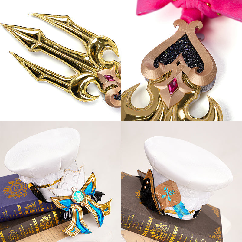 SR Genshin Impact Escoffier Cosplay Costume - Select Tail Color