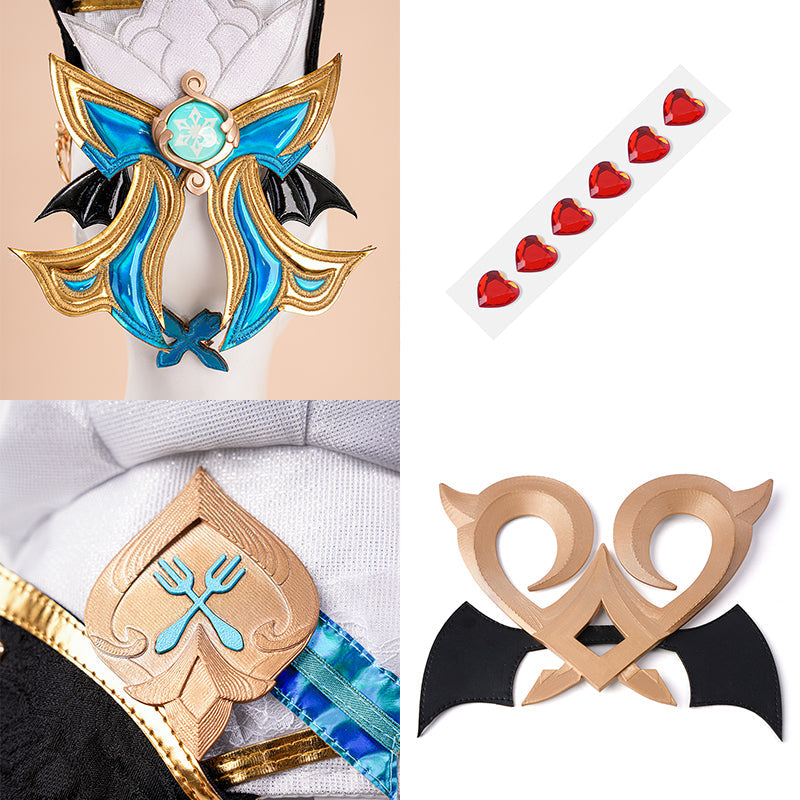 SR Genshin Impact Escoffier Cosplay Costume - Select Tail Color