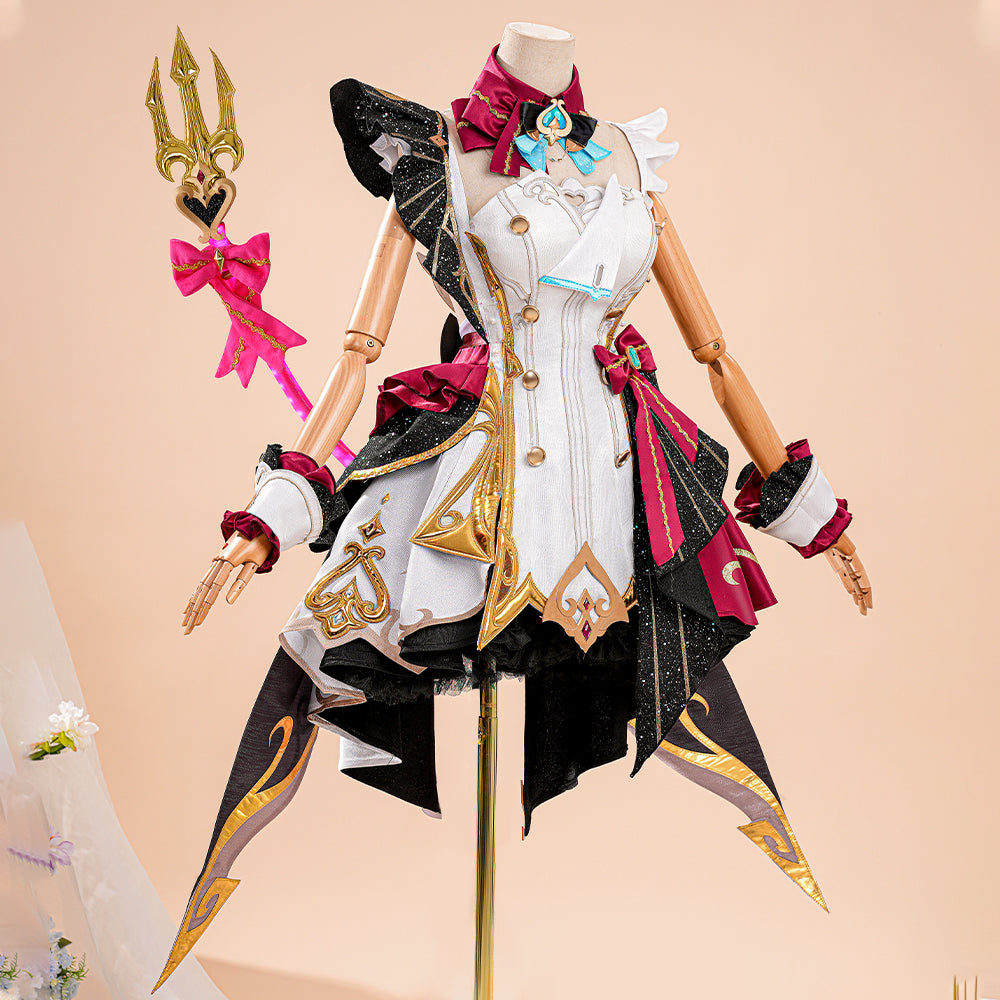SR Genshin Impact Escoffier Cosplay Costume - Select Tail Color