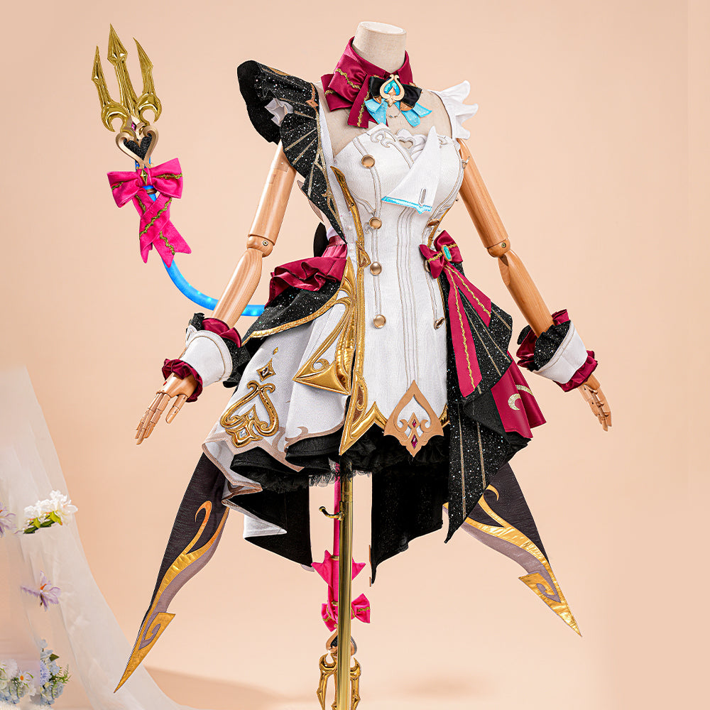 SR Genshin Impact Escoffier Cosplay Costume - Select Tail Color