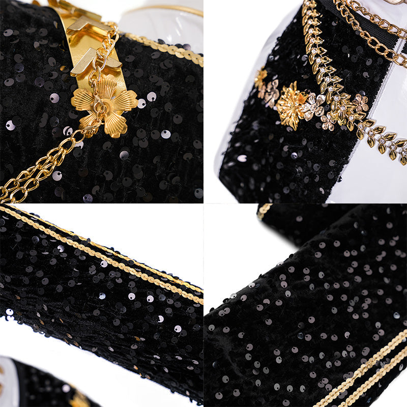 R KPop Demon Hunters HUNTR/X Rumi Black Golden Dance Outfit Cosplay Costume