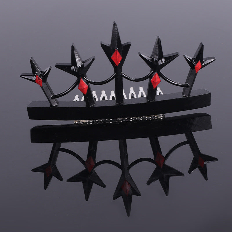 Shiniyuku Kishi, Isekai ni Hibiku Danmatsuma Demon Lord Crown Horn Flowers Cosplay Accessory Prop