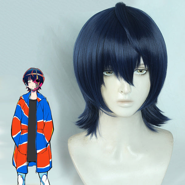 Shuten Order Rei Shimobe Shimobe Ray Deep Blue Cosplay Wig