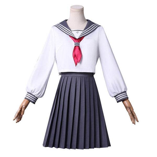 Silent Hill f Hinako Shimizu White Sailor School Uniform European Size Cosplay Costume