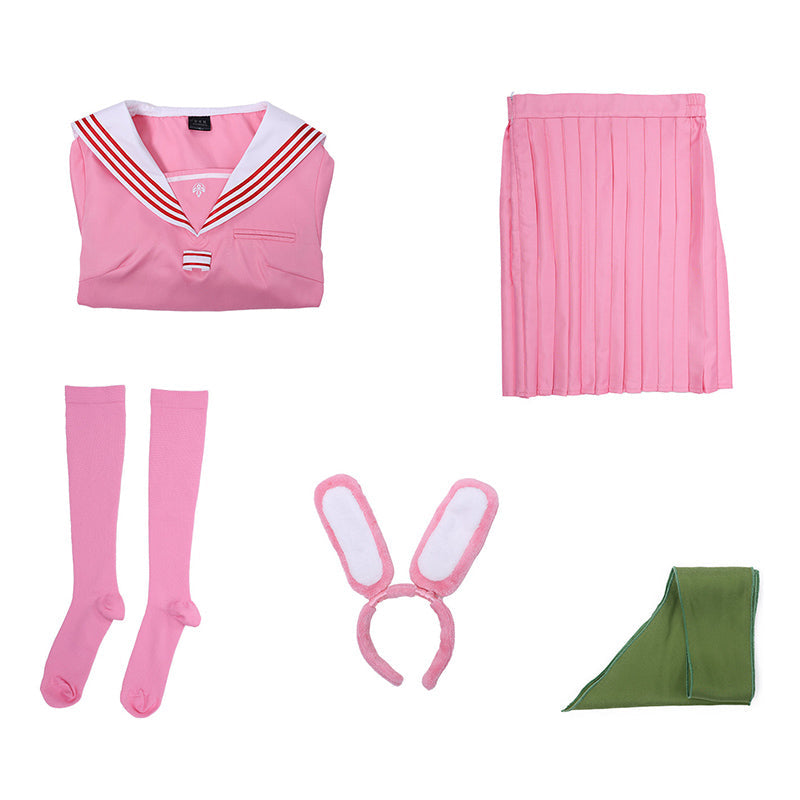 Silent Hill f Hinako Shimizu Pink Rabbit Costume European Size Cosplay Costume