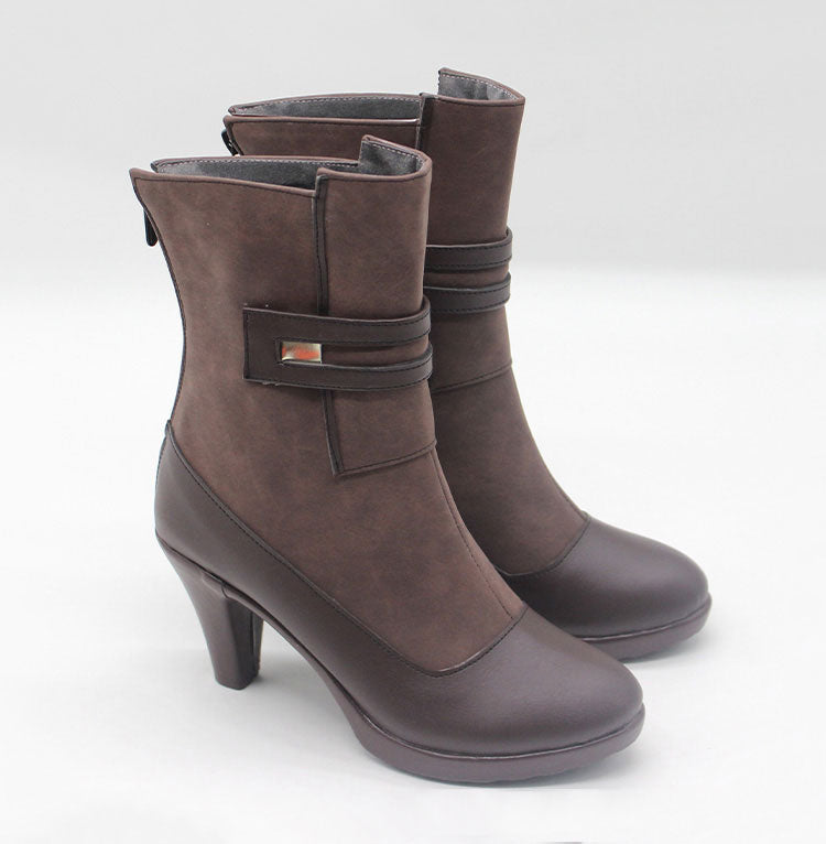 Spy ¡Á Family Code: White Yor Forger Cosplay Shoes