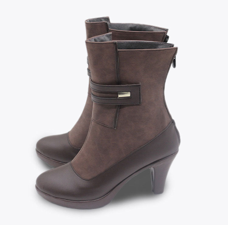 Spy ¡Á Family Code: White Yor Forger Cosplay Shoes