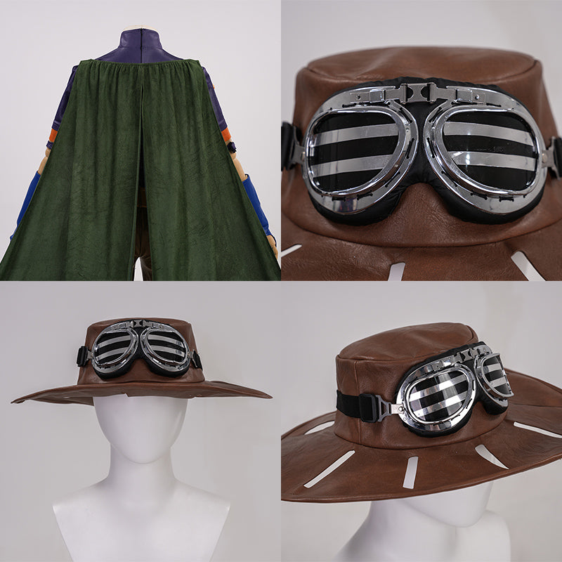 Steel Ball Run: JoJo's Bizarre Adventure Gyro Zeppeli Julius Caesar Zeppeli Cosplay Costume