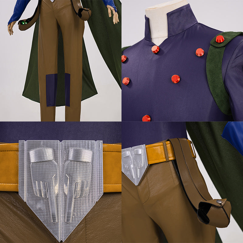 Steel Ball Run: JoJo's Bizarre Adventure Gyro Zeppeli Julius Caesar Zeppeli Cosplay Costume