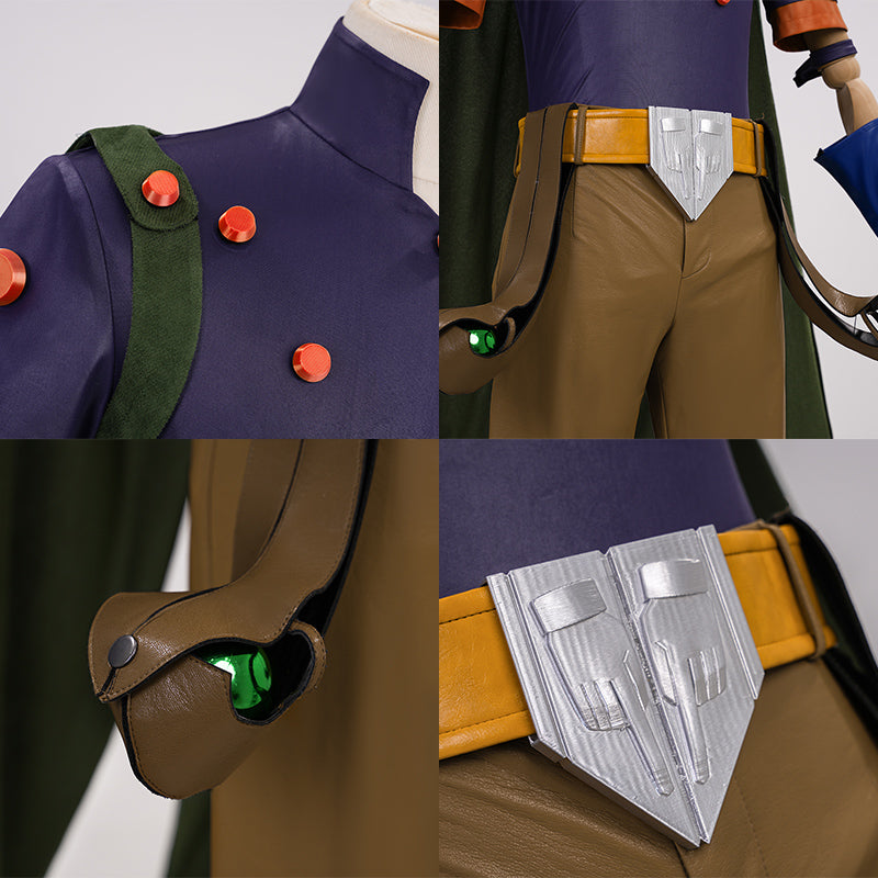 Steel Ball Run: JoJo's Bizarre Adventure Gyro Zeppeli Julius Caesar Zeppeli Cosplay Costume