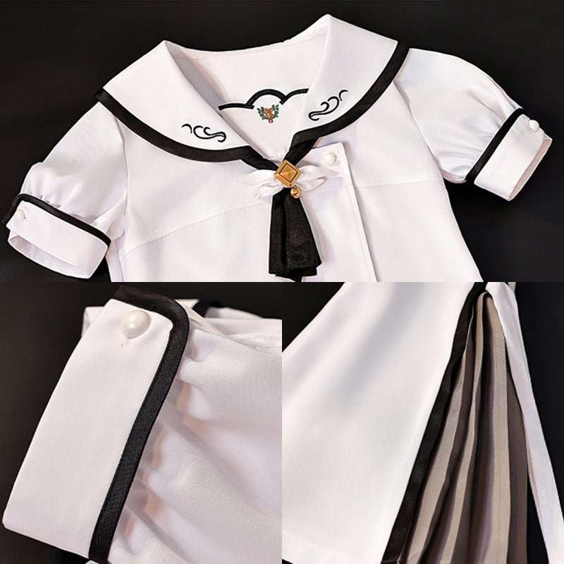 Summer Pockets Shiroha Naruse Ao Sorakado Cosplay Costume