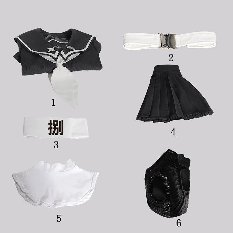 The Hundred Line -Last Defense Academy-Kako Tsukumo Battle Uniform Cosplay Costume