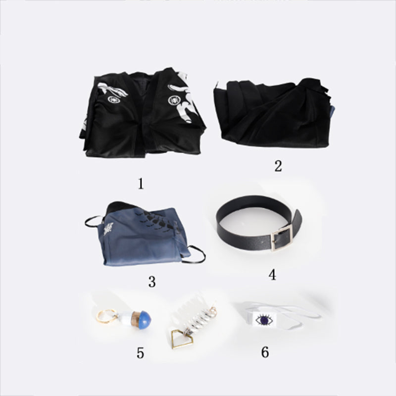 The Hundred Line -Last Defense Academy- Yugamu Omokage Cosplay Costume