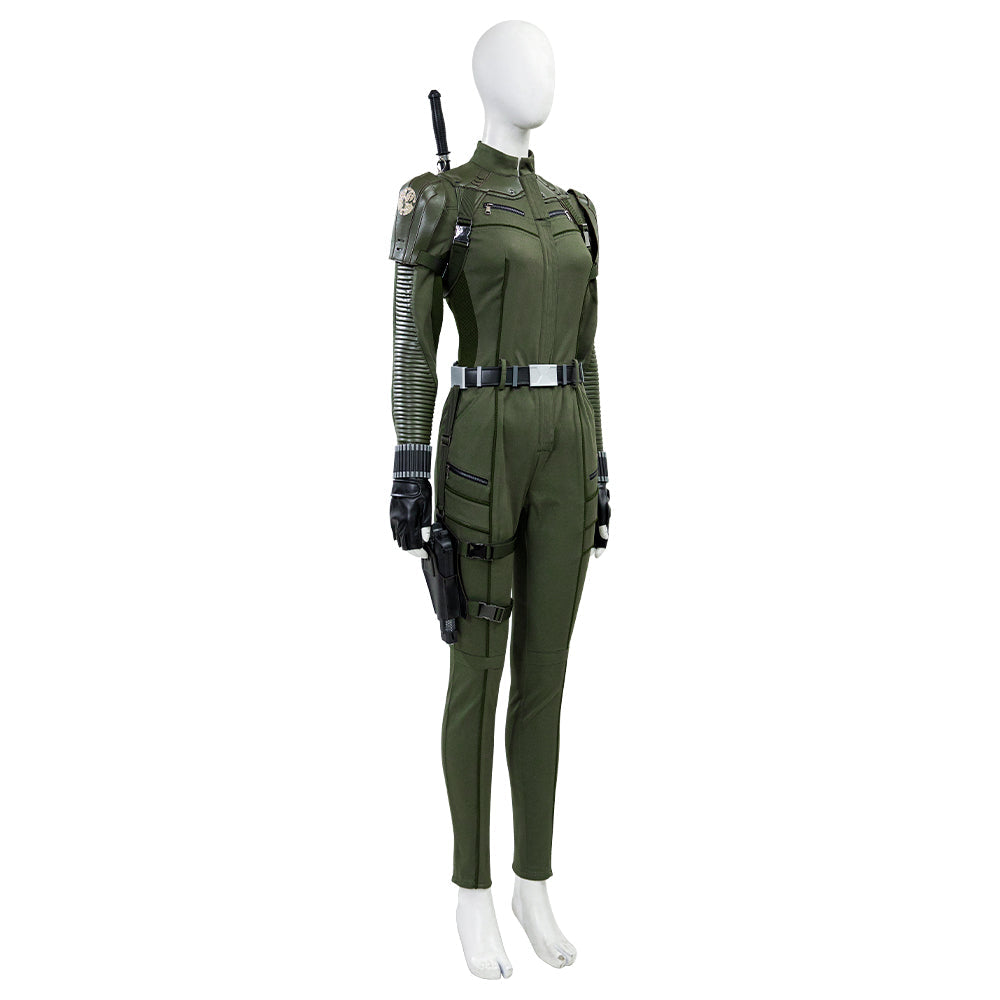 Thunderbolts 2025 Movie Yelena Belova Cosplay Costume (Gun and weapon stick not included)