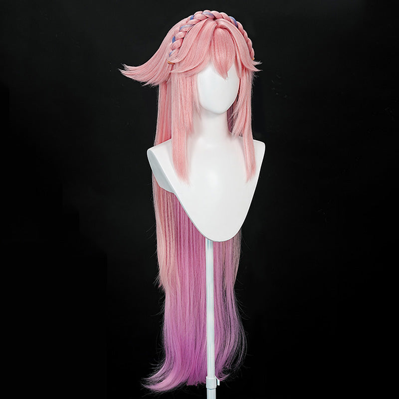 TikTok x Genshin Impact Ft. Yae Miko Cosplay Wig