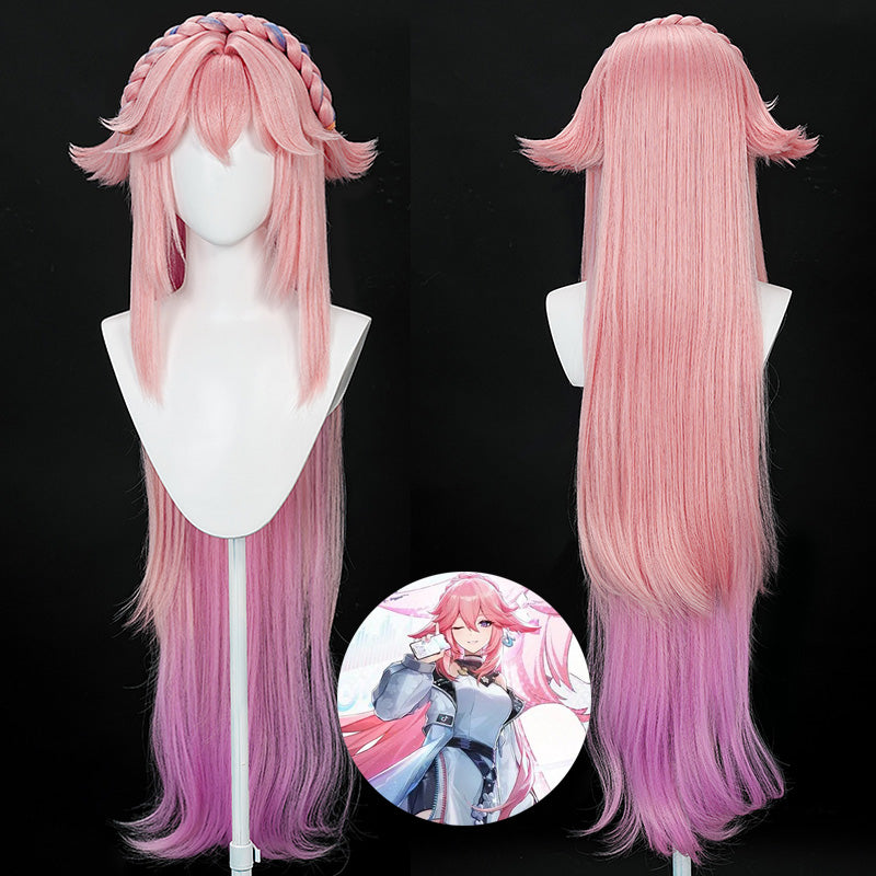 TikTok x Genshin Impact Ft. Yae Miko Cosplay Wig