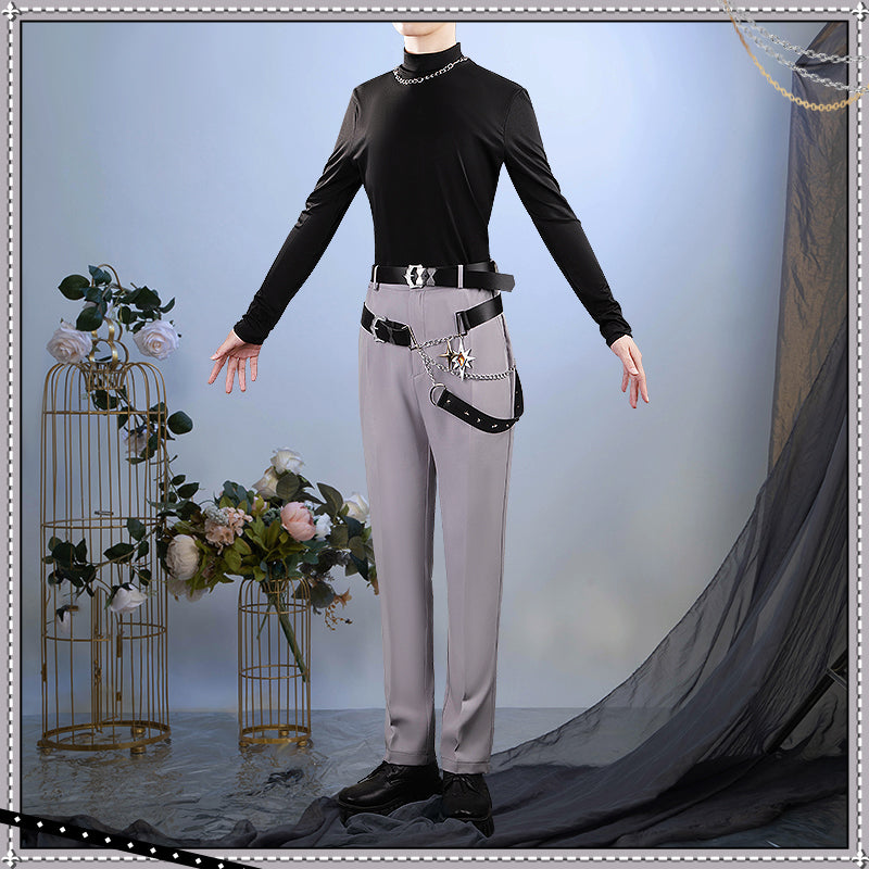 Virtual YouTuber NIJISANJI Kaelix Debonair Cosplay Costume