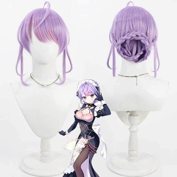 Virtual YouTuber NIJISANJI Kozue Mone AYAKAKI Dokidoki kyun! De dai b¨­s¨­? MV Illustration Cosplay Wig