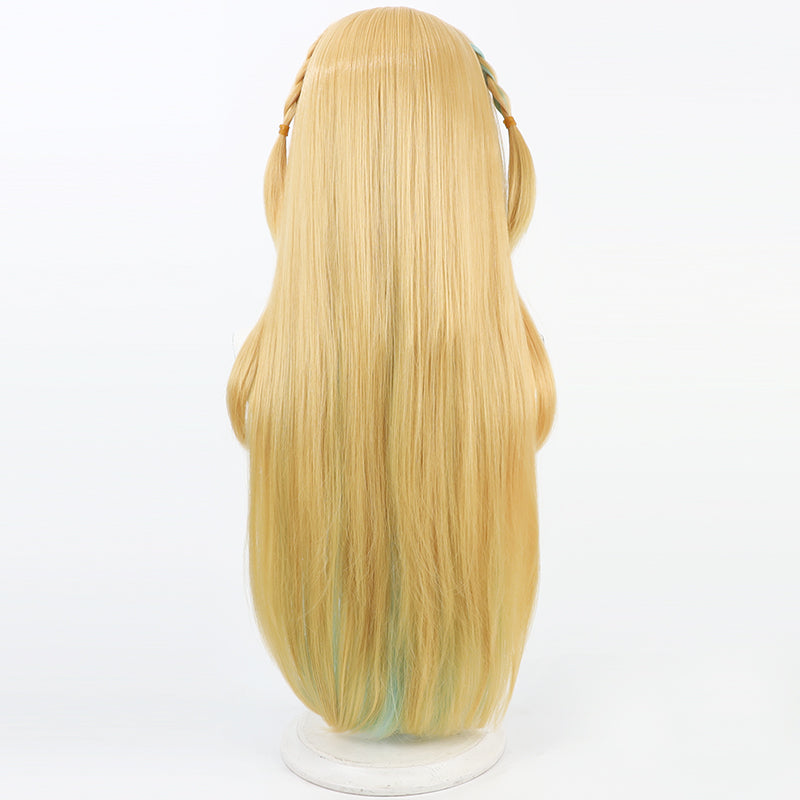 Virtual YouTuber NIJISANJI Mitarashi-dan Tachitsute Toto Summer White Dress Cosplay Wig