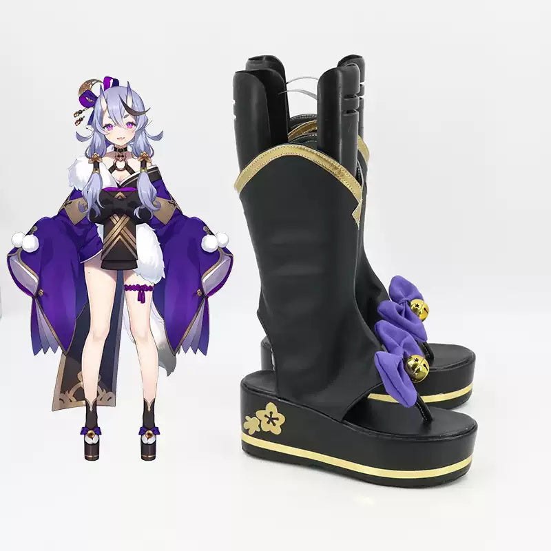 Virtual YouTuber NIJISANJI Rindou Mikoto Shoes Cosplay Boots