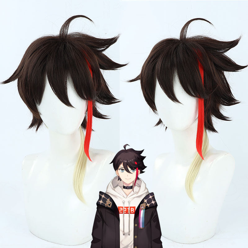 Virtual YouTuber NIJISANJI Saegusa Akina Cosplay Wig