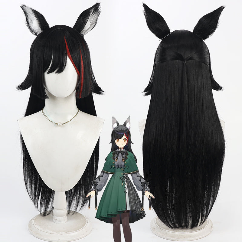 Virtual YouTuber Ookami Mio Seventh Costume Cosplay Wig